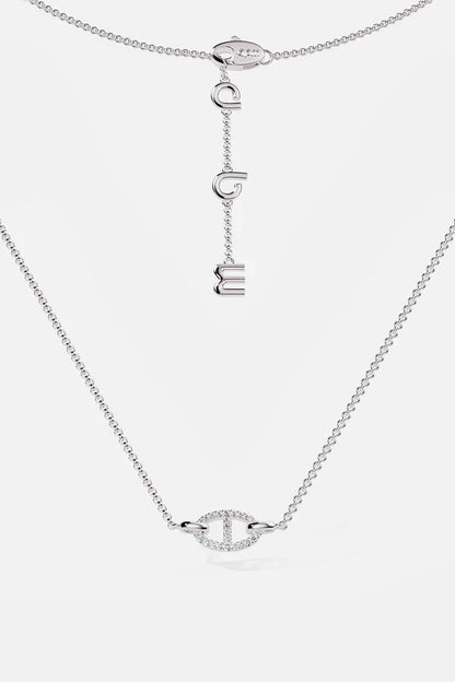 Isla Marina Necklace | White Gold