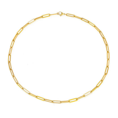 Archen Elegant Chain Necklace | White Gold
