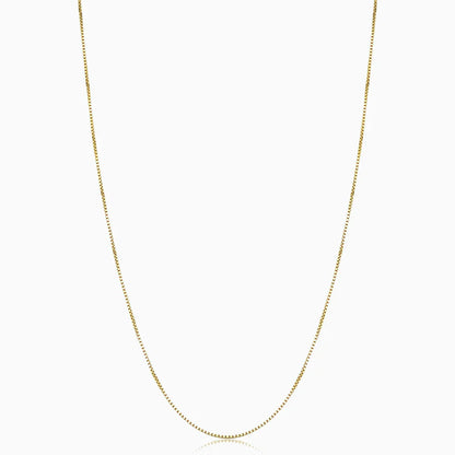 Bodega Box Necklace | White Gold