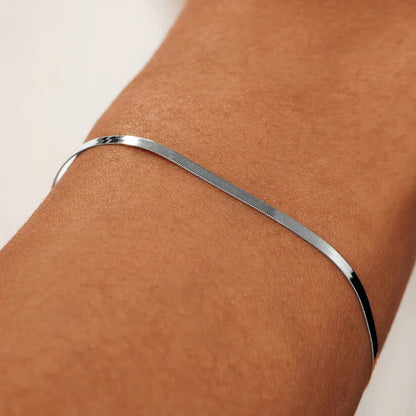 Soleil Serpent Bracelet | White Gold