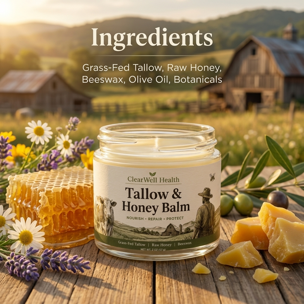 Tallow & Honey Balm - 2 oz