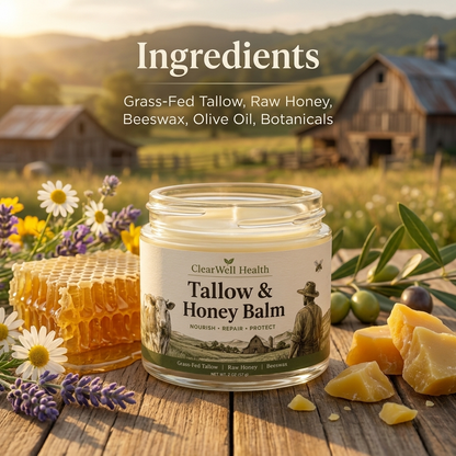 Tallow & Honey Balm - 2 oz