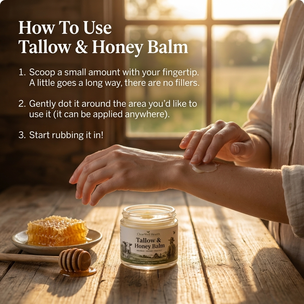 Tallow & Honey Balm - 2 oz